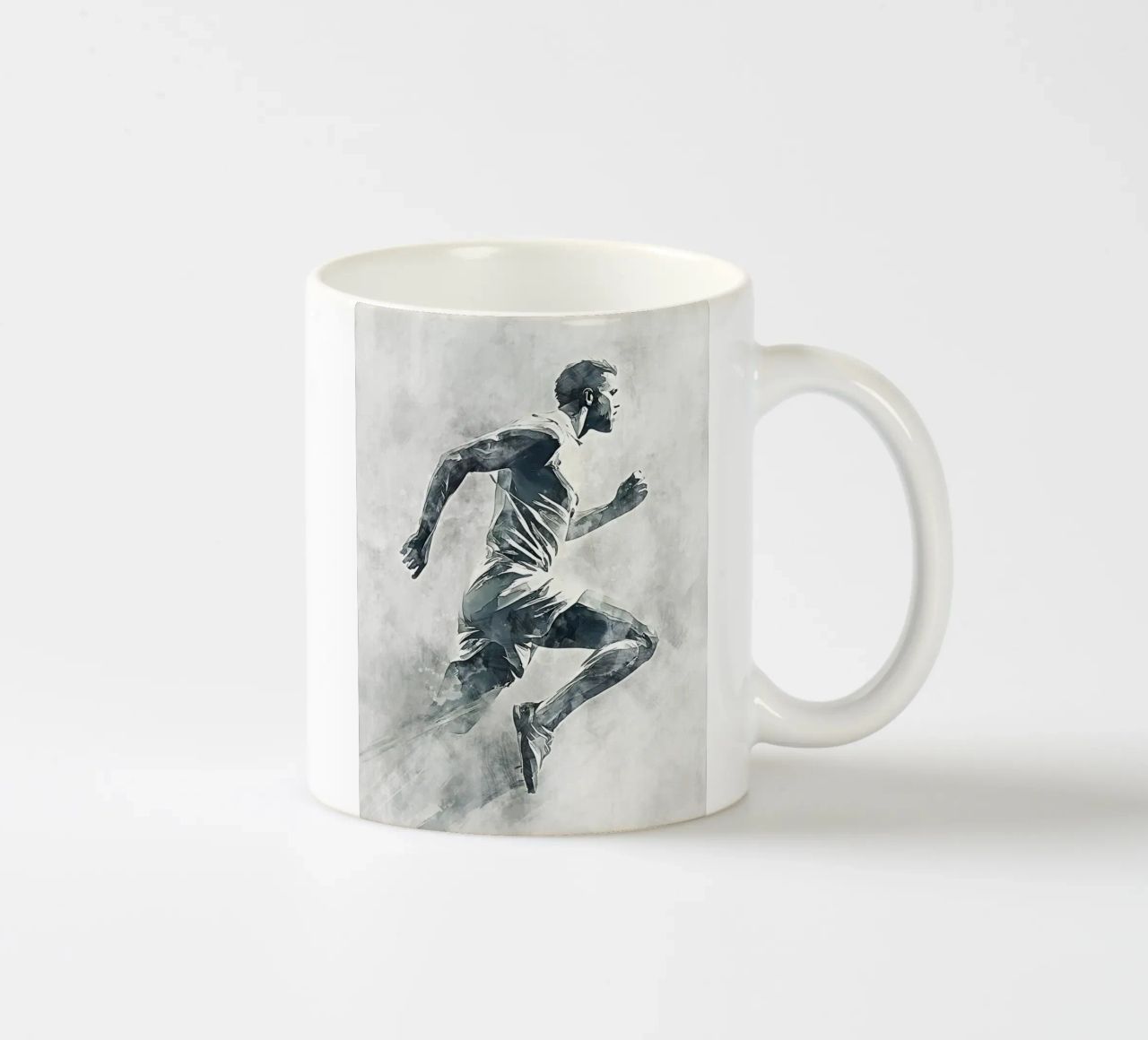 Running art mug en céramique de Mateo