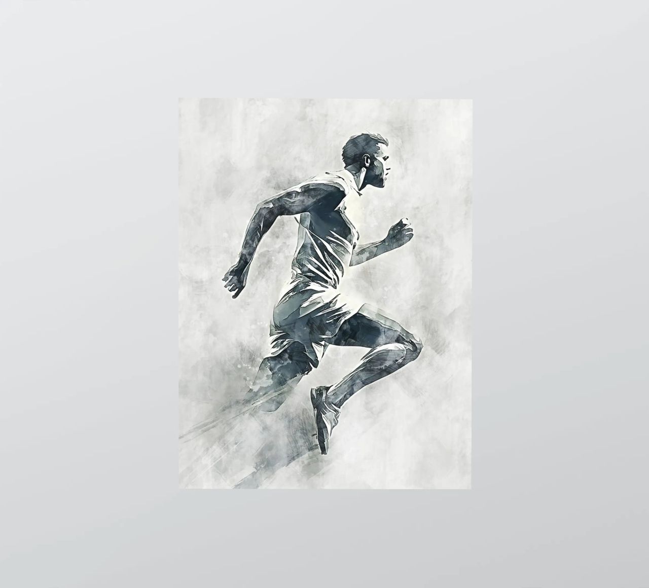 Running art autocollant de Mateo
