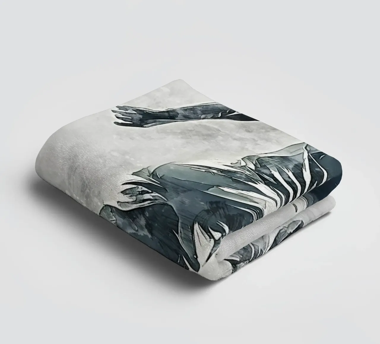 Running art towel by Mateo