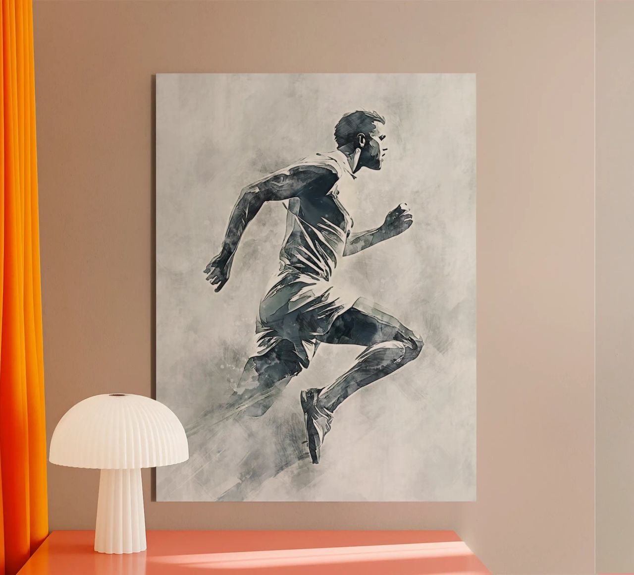 Running art alluminio dibond da Mateo
