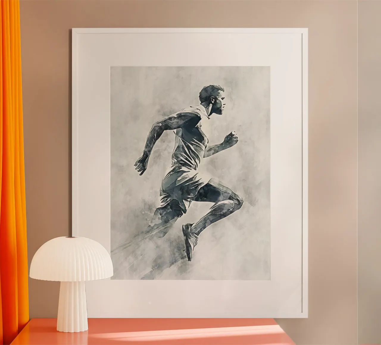 Running art Hahnemühle von Mateo