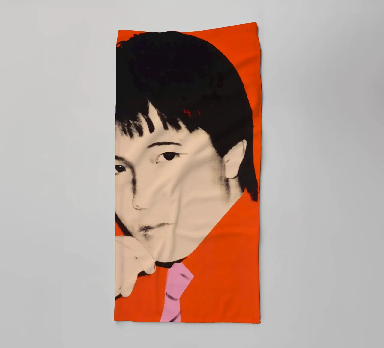 Ritratto Pop Art di Andy Warhol - Stampa retrò iconica asciugamano da bagno da NorwesClub