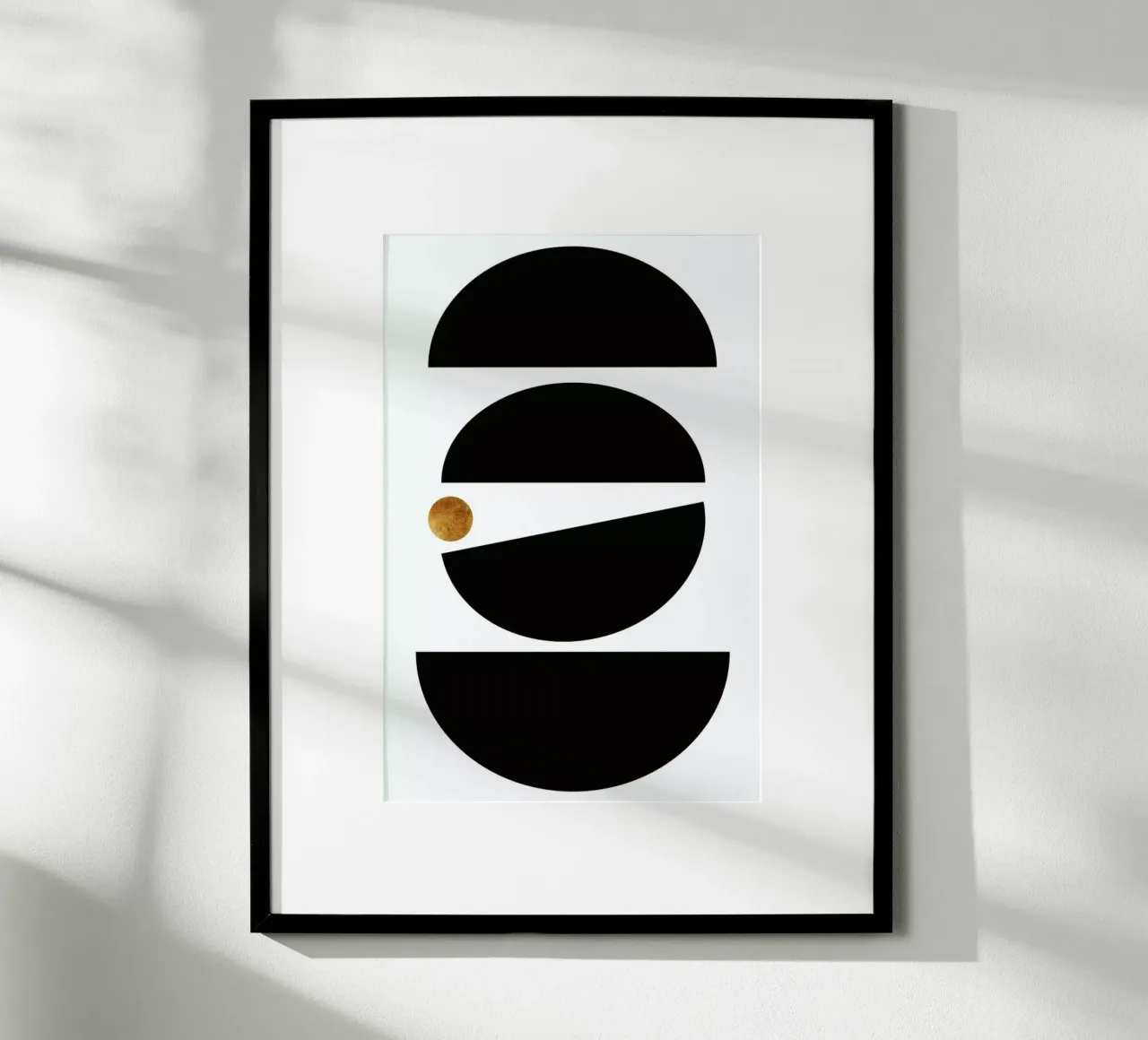Mid Century Study No 12 poster con telaio in alluminio da Froilein Juno