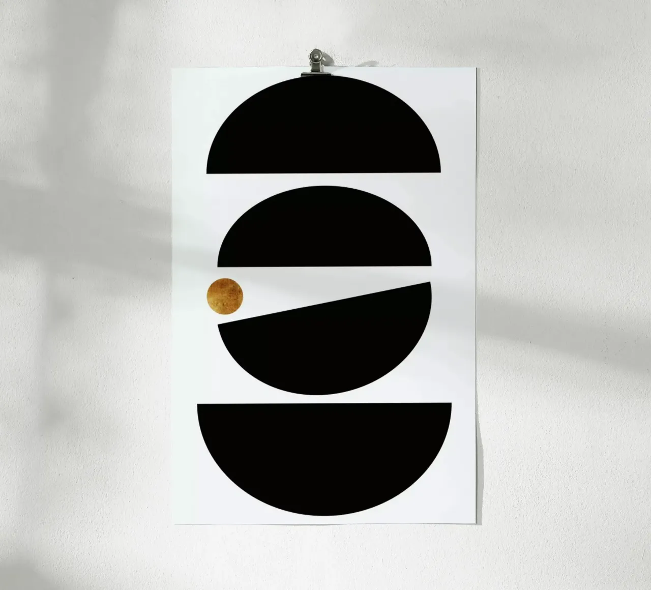 Mid Century Study No 12 poster con telaio in alluminio da Froilein Juno