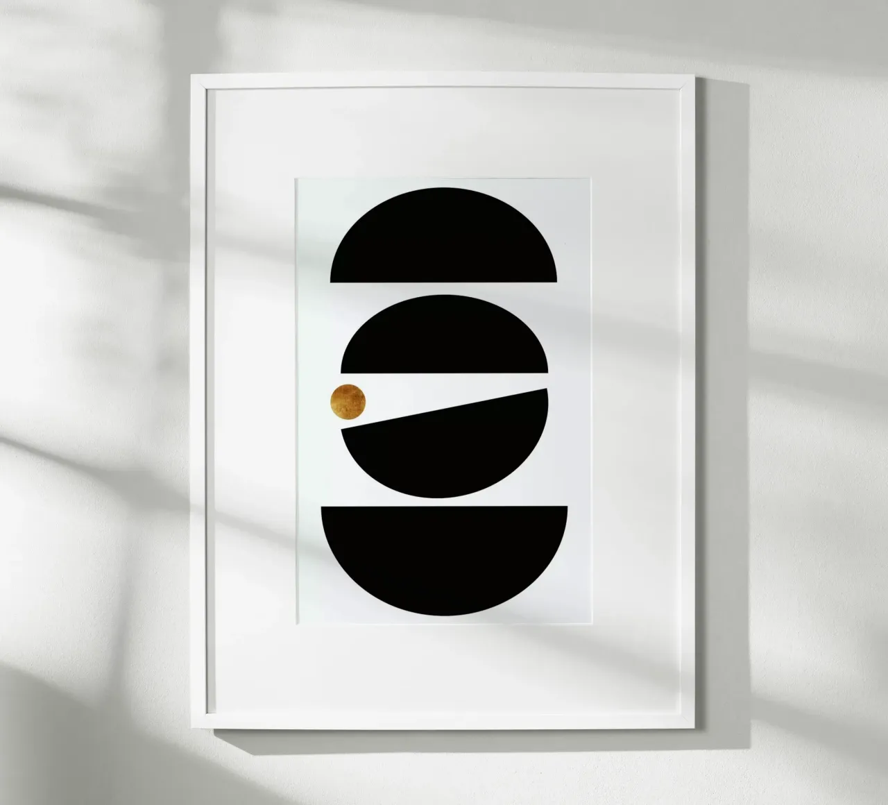 Mid Century Study No 12 poster con telaio in alluminio da Froilein Juno