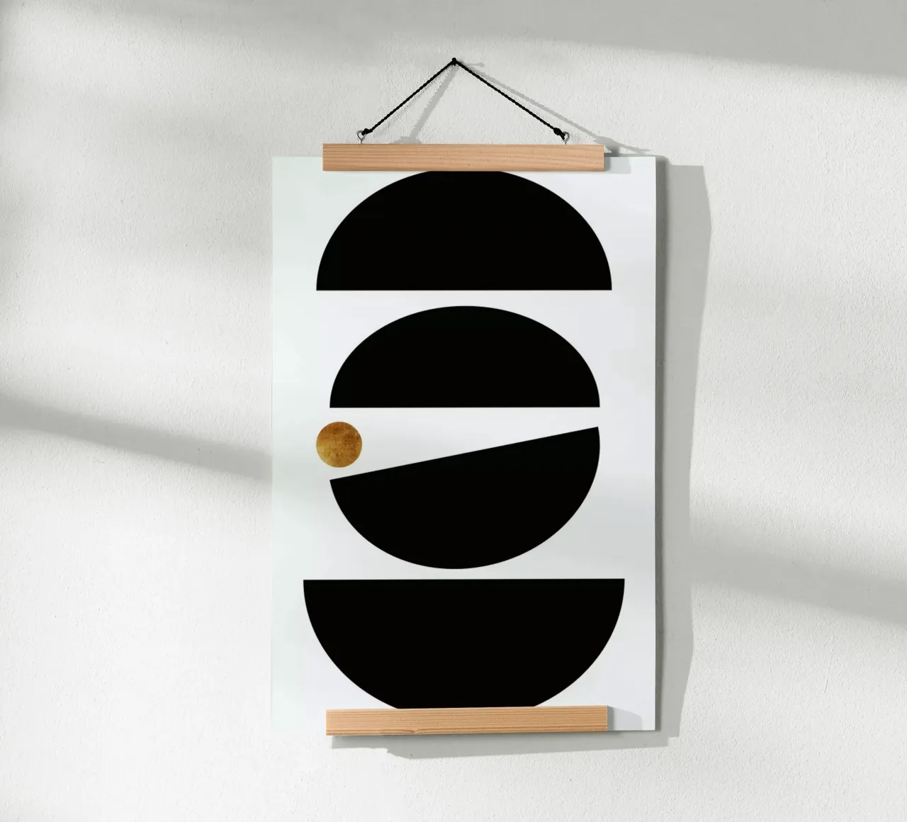 Mid Century Study No 12 poster con telaio in alluminio da Froilein Juno