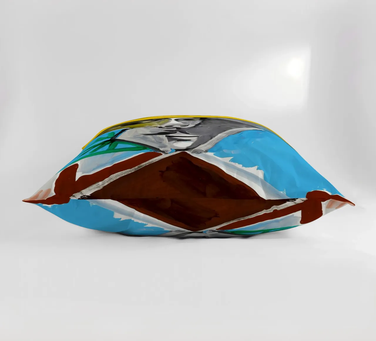 Picasso Man Bust Print | Post-Cubist Expressionism decorative cushion by NorwesClub