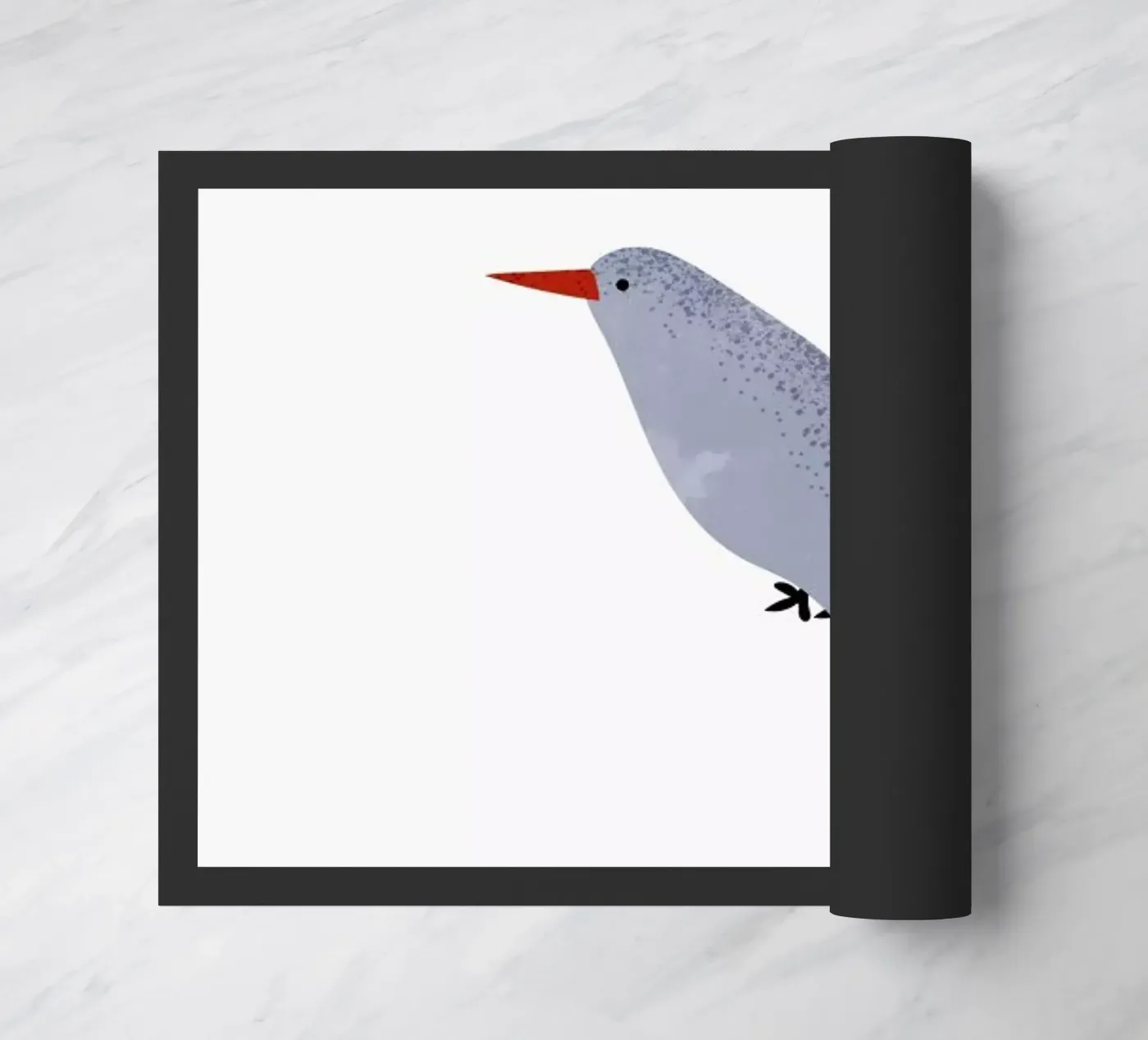 Vogel deurmat van Little Flourishes