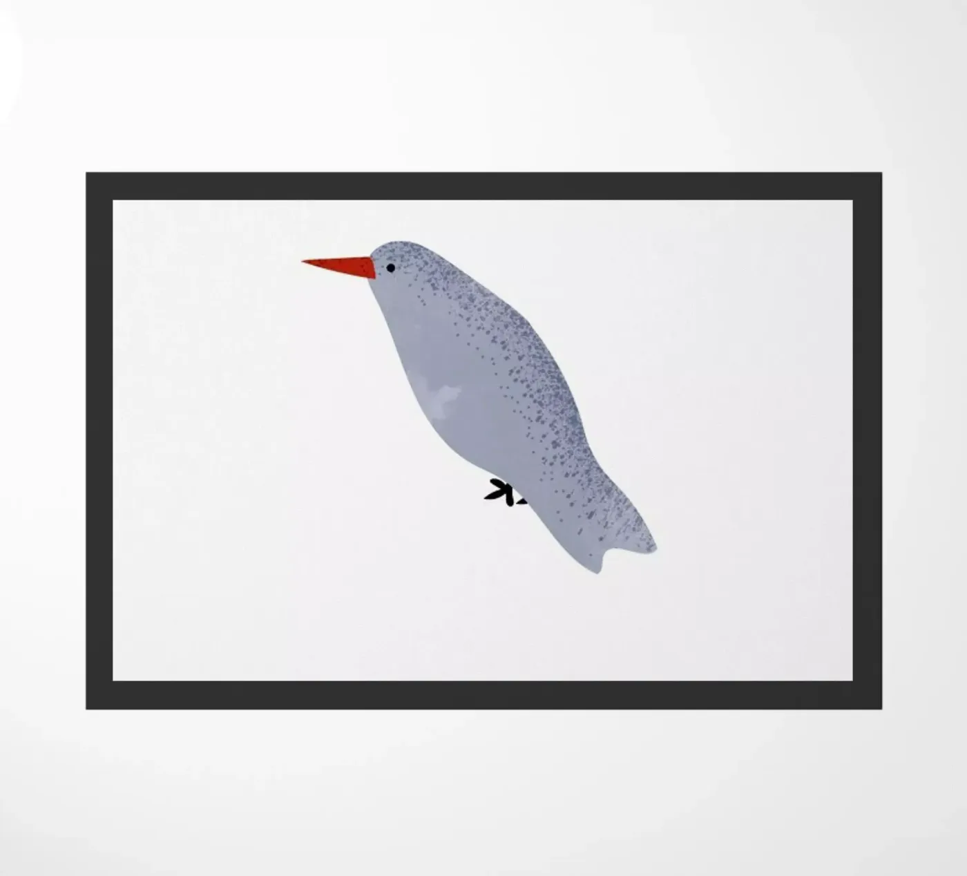 Vogel deurmat van Little Flourishes