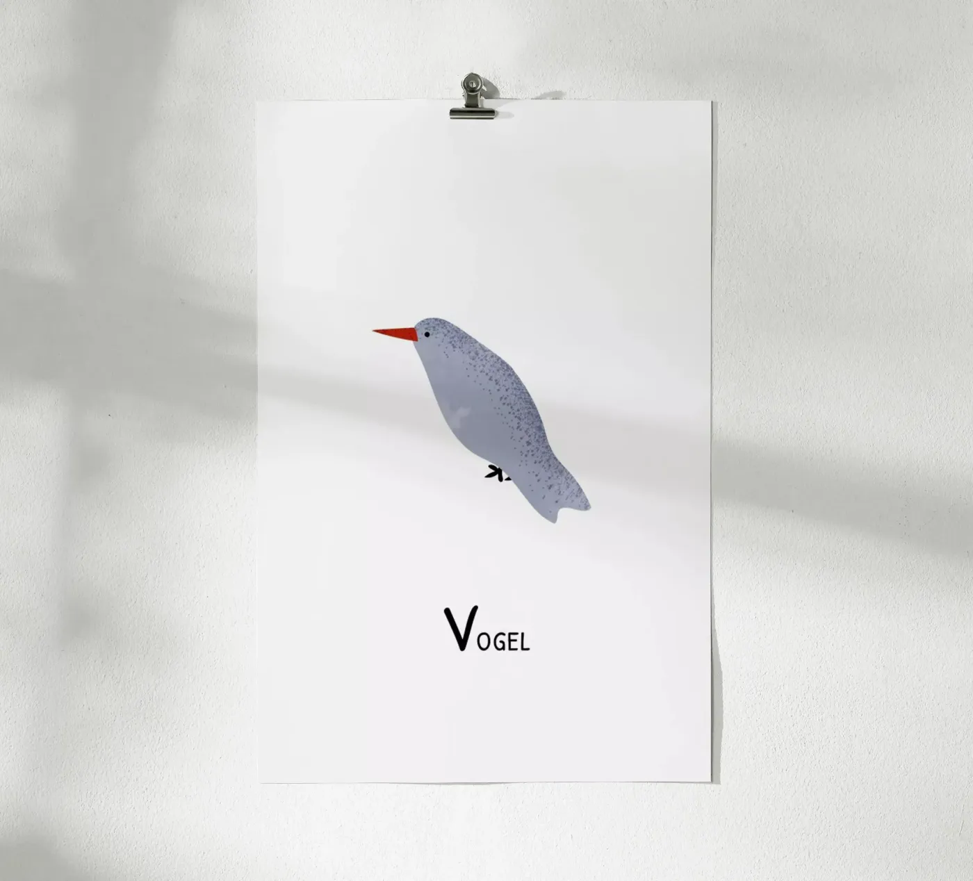 Vogel poster by Little Flourishes