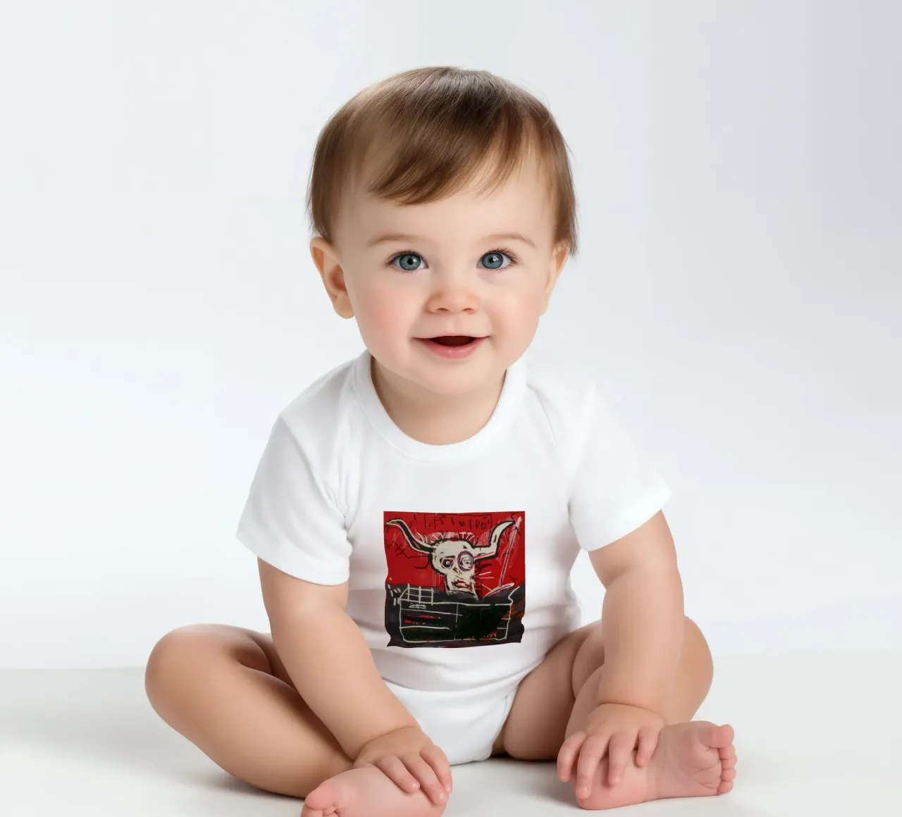 Basquiat Cabra Print | Neo-Expressionist Iconic Art body de bebé de NorwesClub