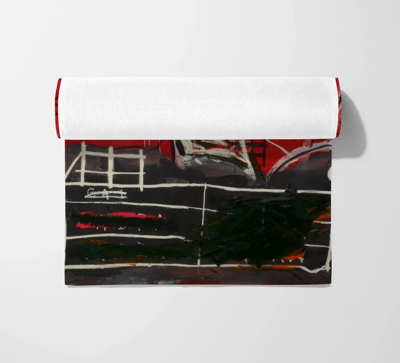 Basquiat Cabra Print | Neo-Expressionist Iconic Art toalla de playa de NorwesClub
