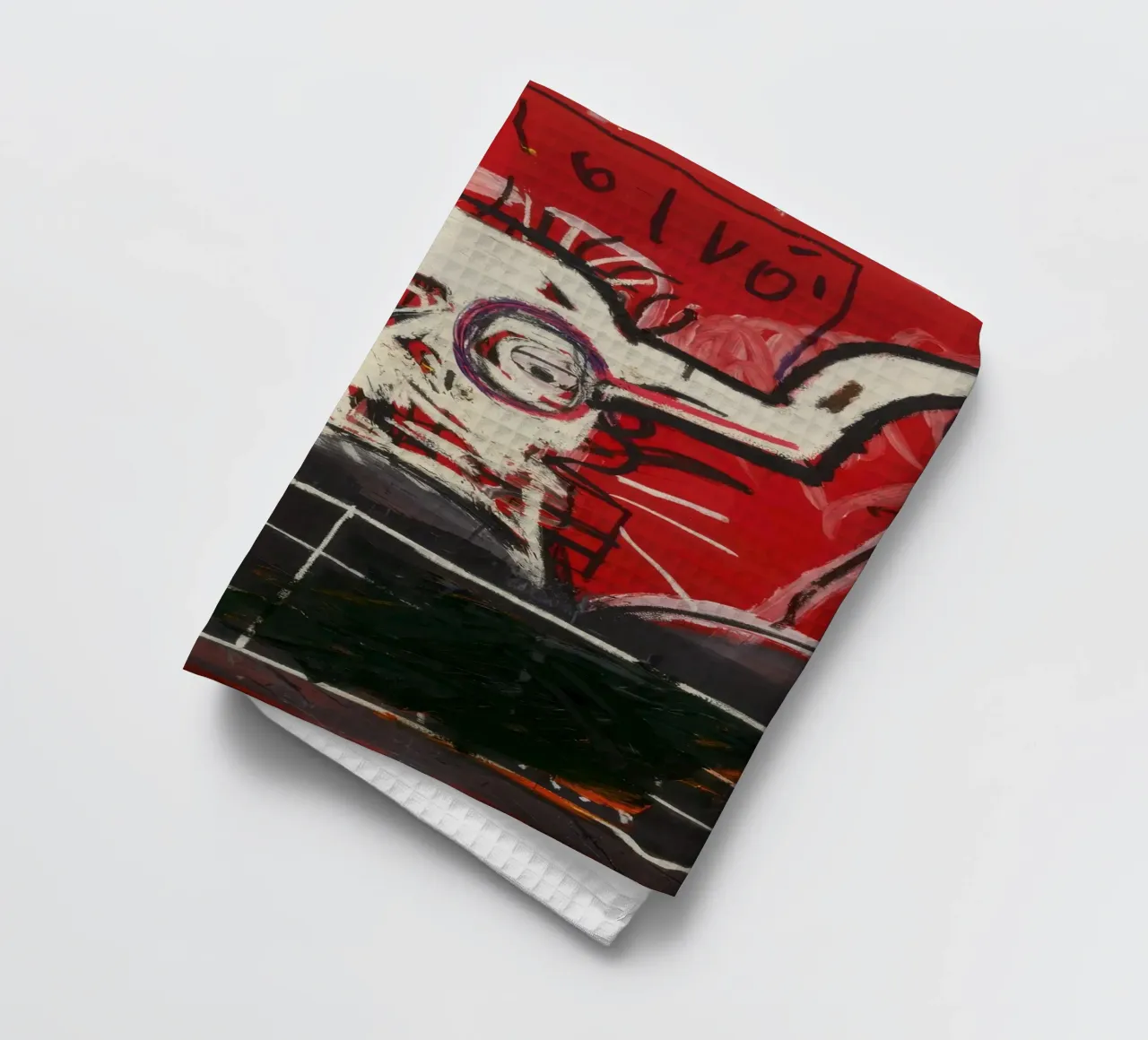 Basquiat Cabra Print | Neo-Expressionist Iconic Art torchon de NorwesClub
