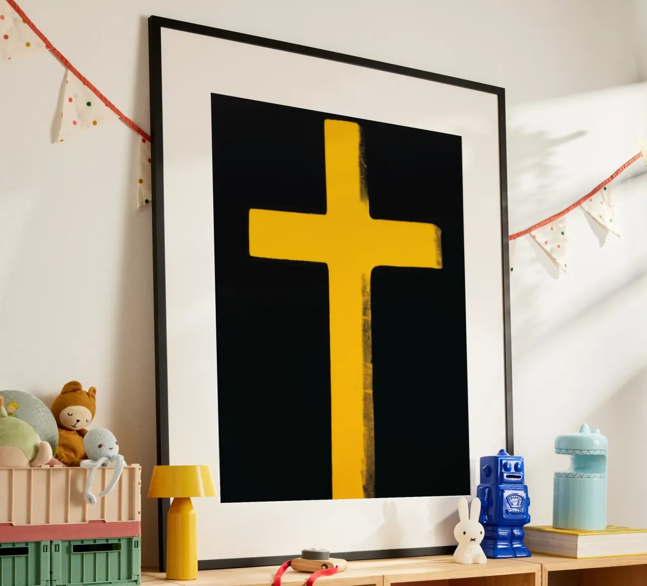 Andy Warhol Kruisprint | Iconische Pop Art Minimalist poster van NorwesClub