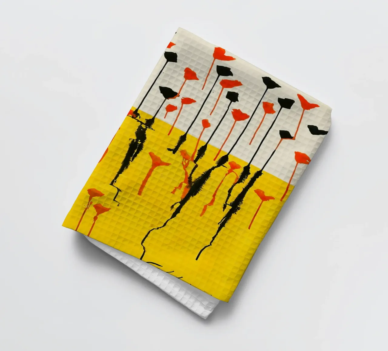 Calder Drops Print | Abstract Expressive Art torchon de NorwesClub