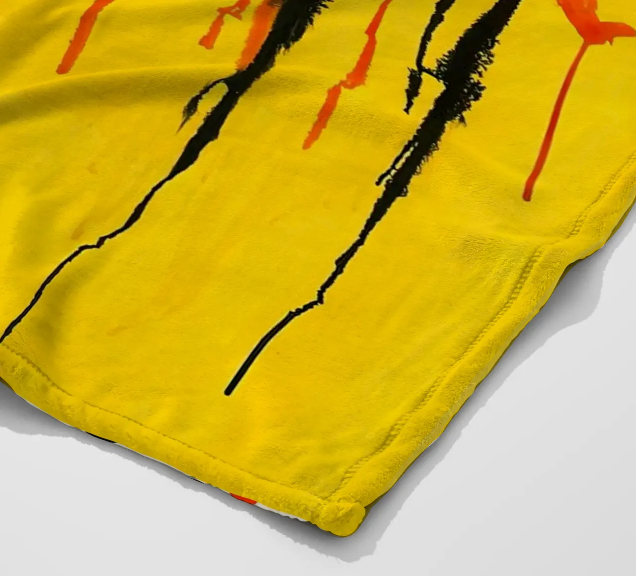 Calder Druppels Print | Abstract Expressieve Kunst fleecedeken van NorwesClub