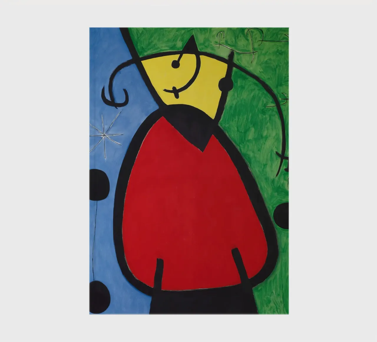 Joan Miró Woman & Birds | Surreal Abstract Art notebook by NorwesClub