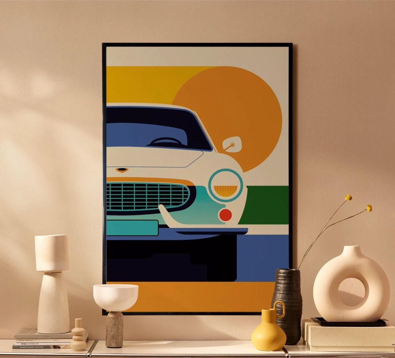 Volvo P1800 Front poster de Bo Lundberg