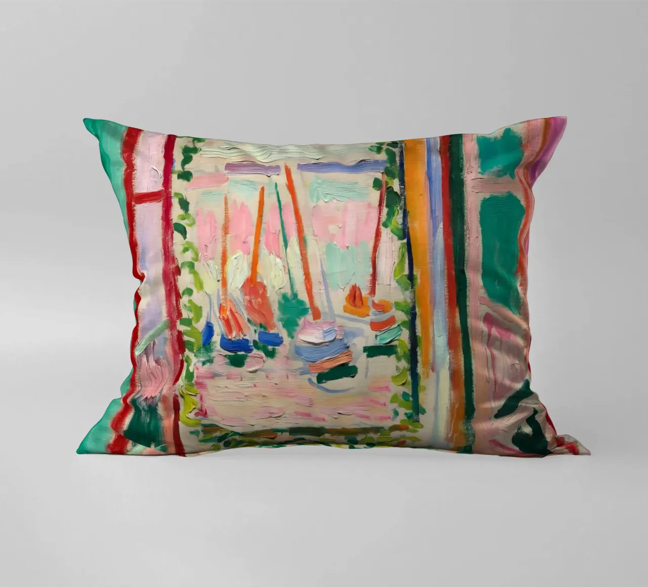 Matisse The Open Window | Iconic Fauvist Art decorative cushion by NorwesClub