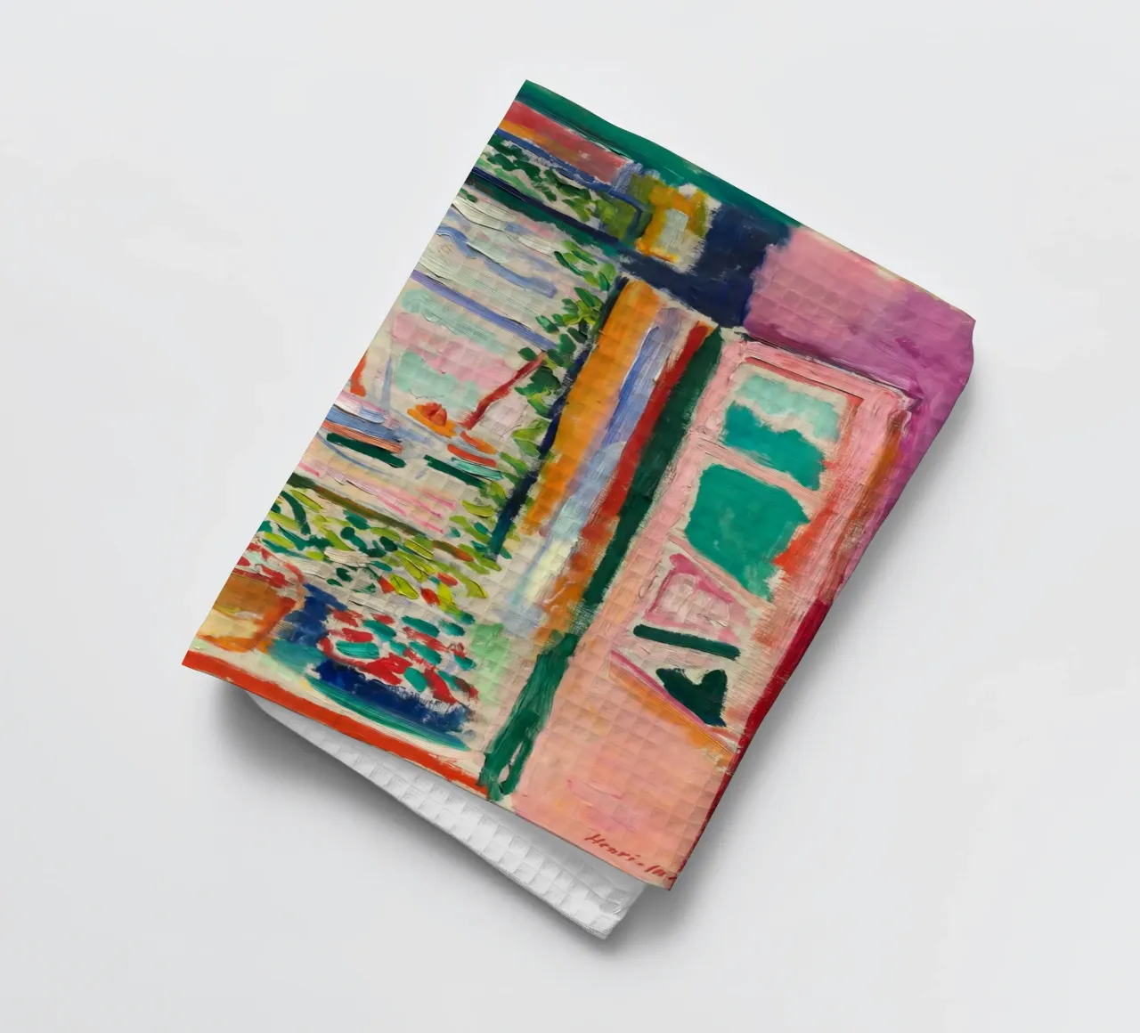 Matisse The Open Window | Iconic Fauvist Art tea towel by NorwesClub