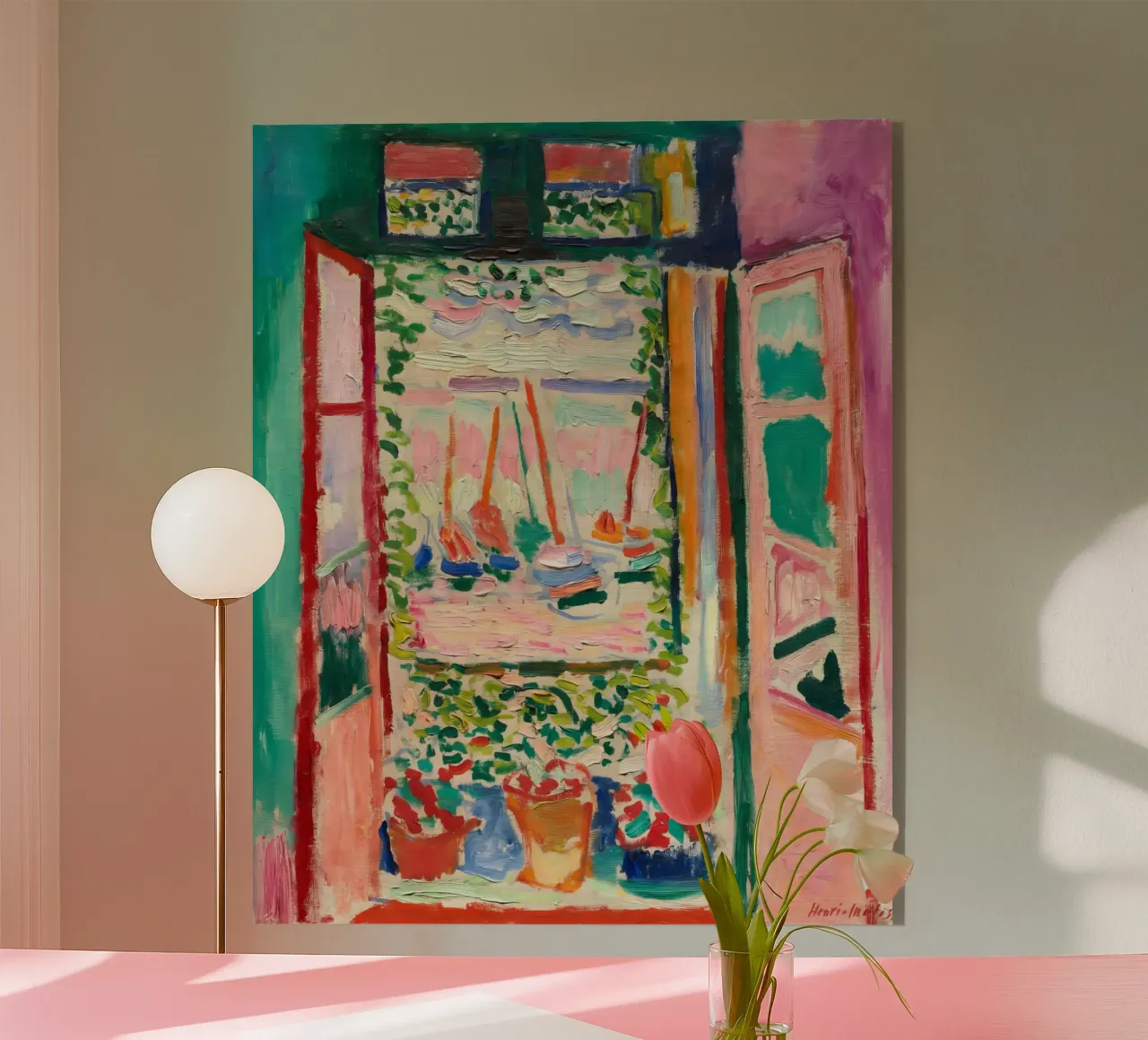 Matisse La fenêtre ouverte | L'art fauve emblématique plexiglas de NorwesClub