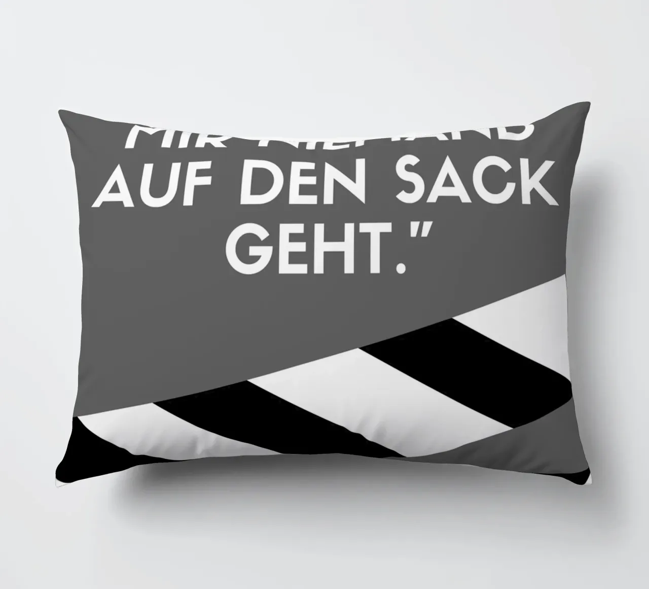 GLÜCK IST FÜR MICH Kissen von Einfach Uebel
