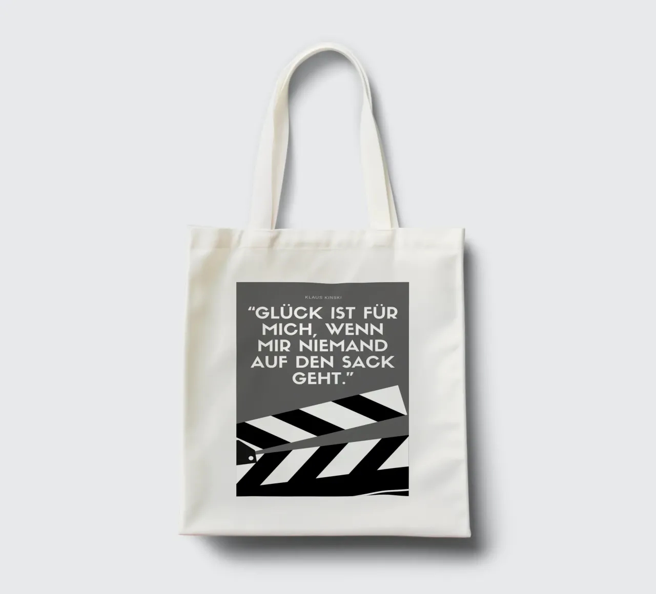 GLÜCK IST FÜR MICH borsa in juta da Einfach Uebel