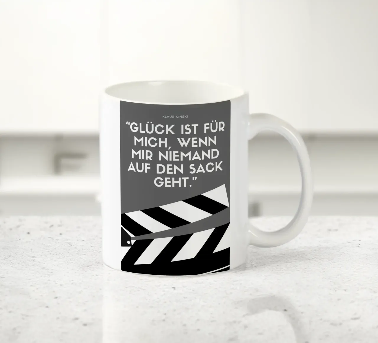 GLÜCK IST FÜR MICH Keramik Tasse von Einfach Uebel