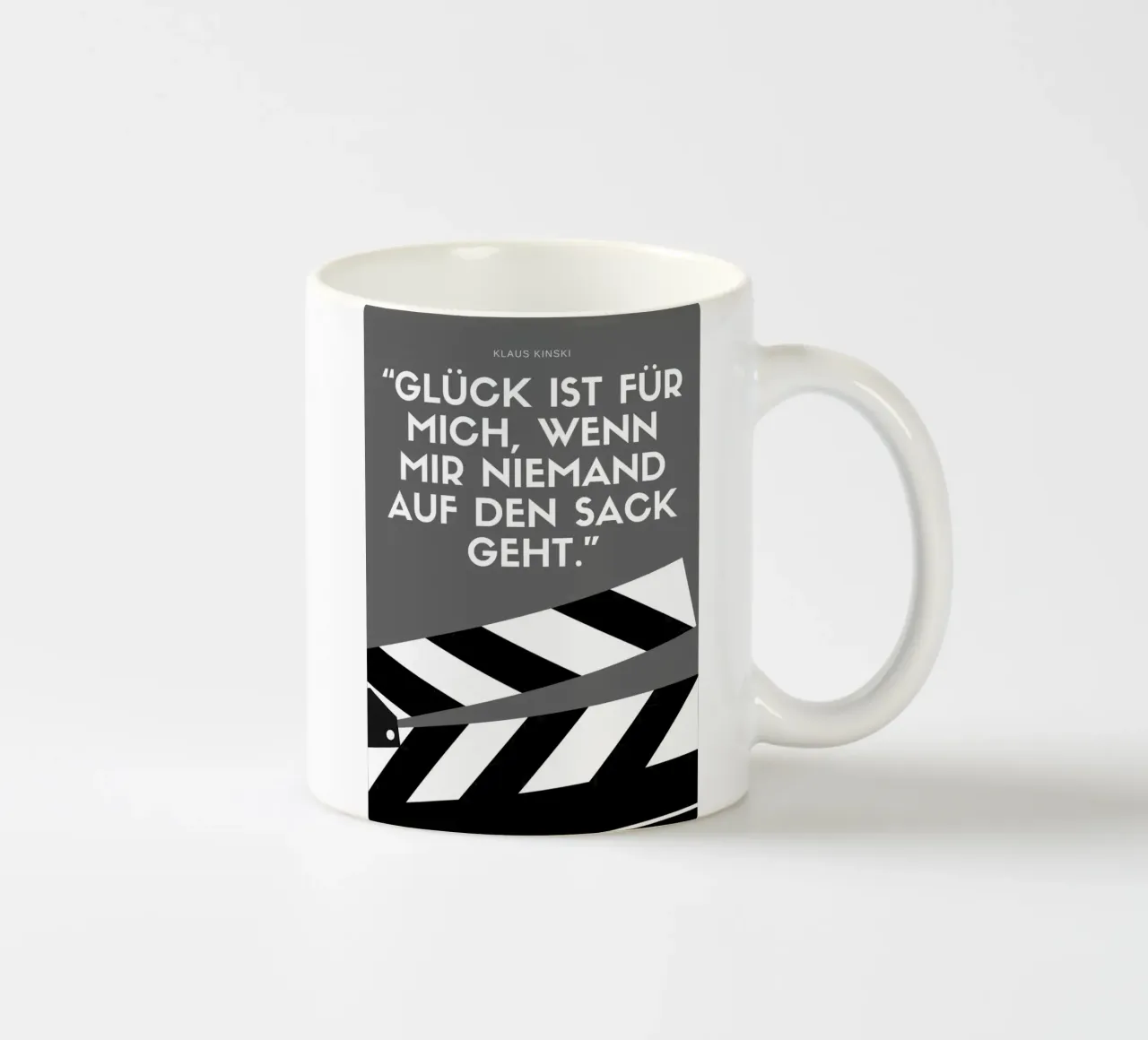 GLÜCK IST FÜR MICH Keramik Tasse von Einfach Uebel
