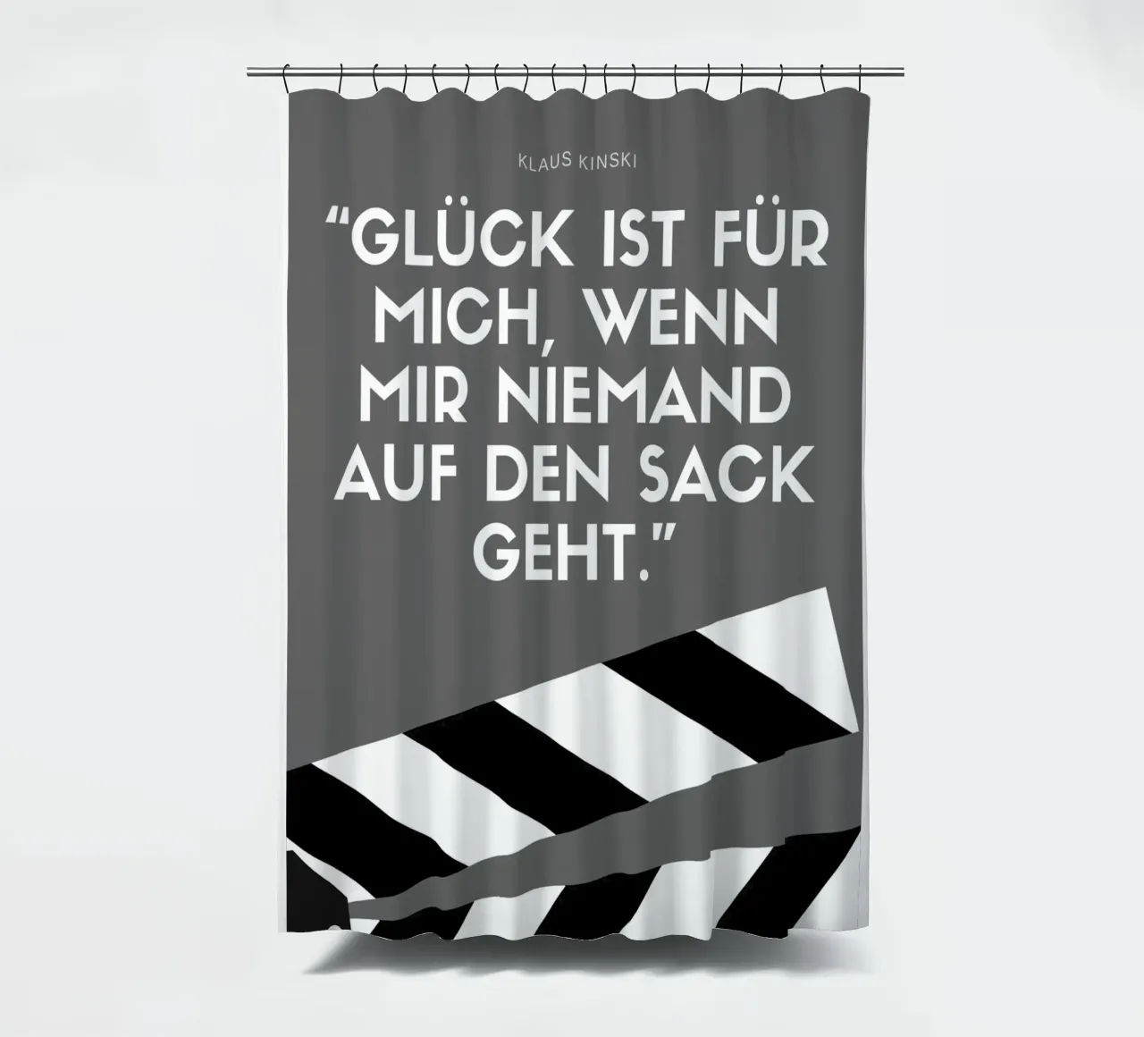 GLÜCK IST FÜR MICH tenda da doccia da Einfach Uebel