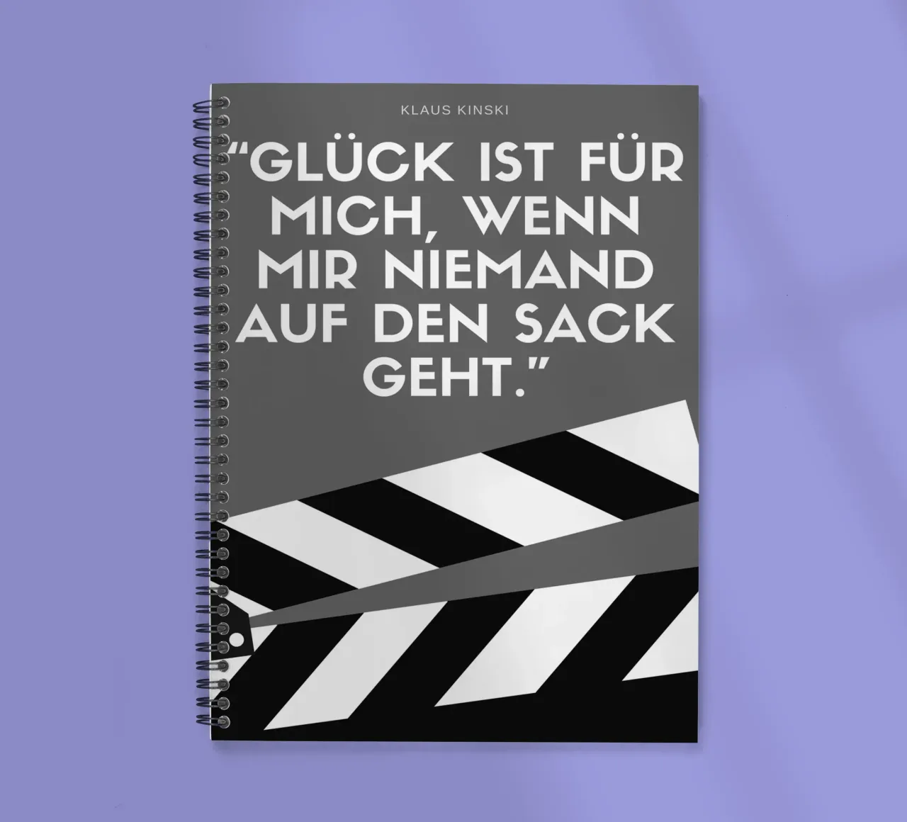 GLÜCK IST FÜR MICH diario ad anelli da Einfach Uebel