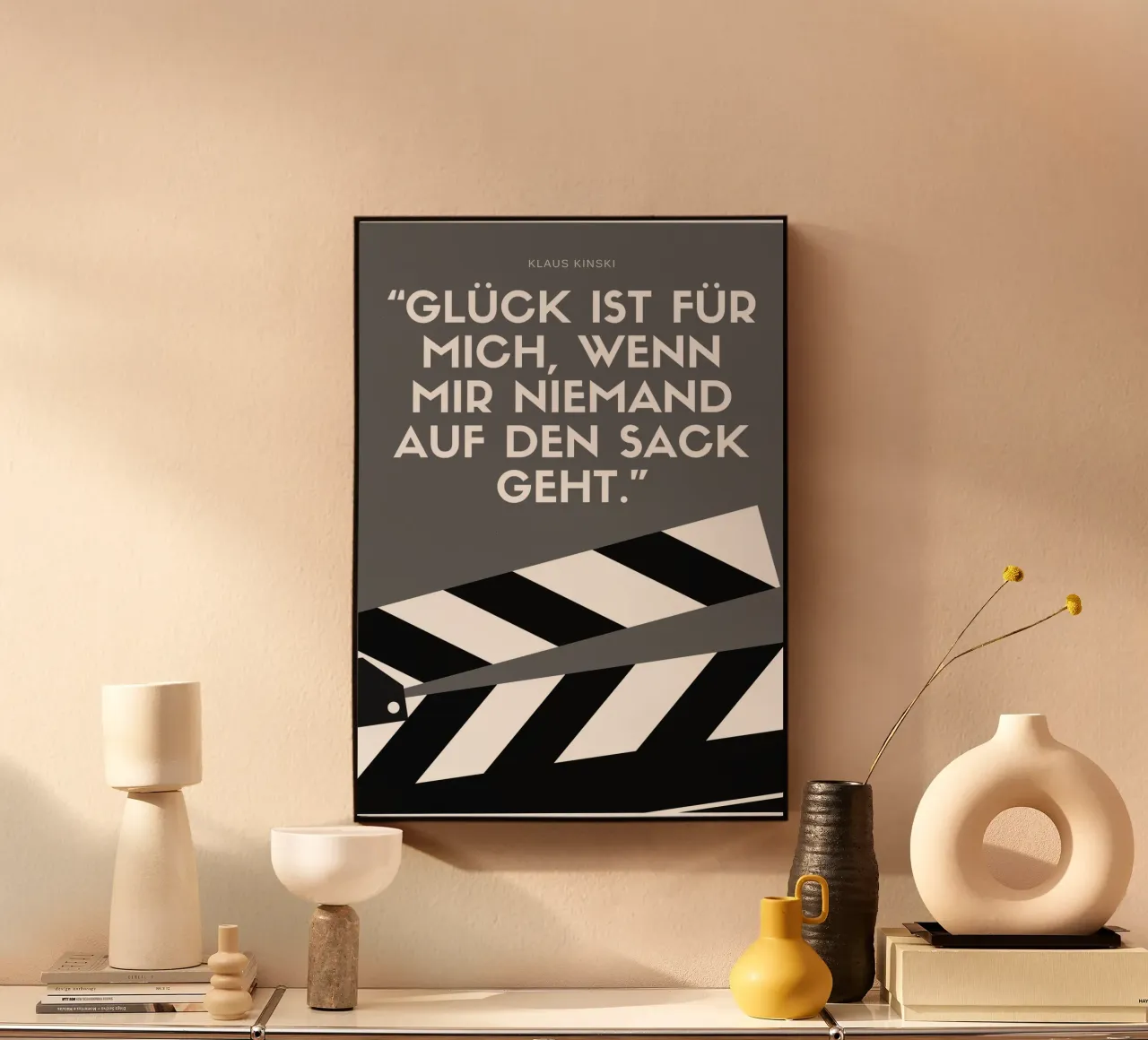 GLÜCK IST FÜR MICH plexiglass da Einfach Uebel