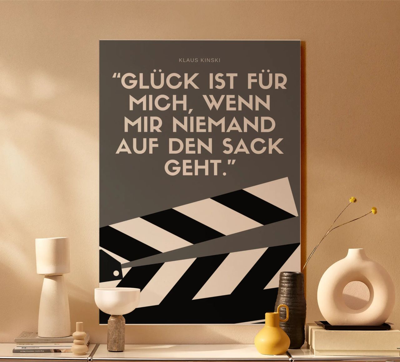 GLÜCK IST FÜR MICH plexiglass da Einfach Uebel