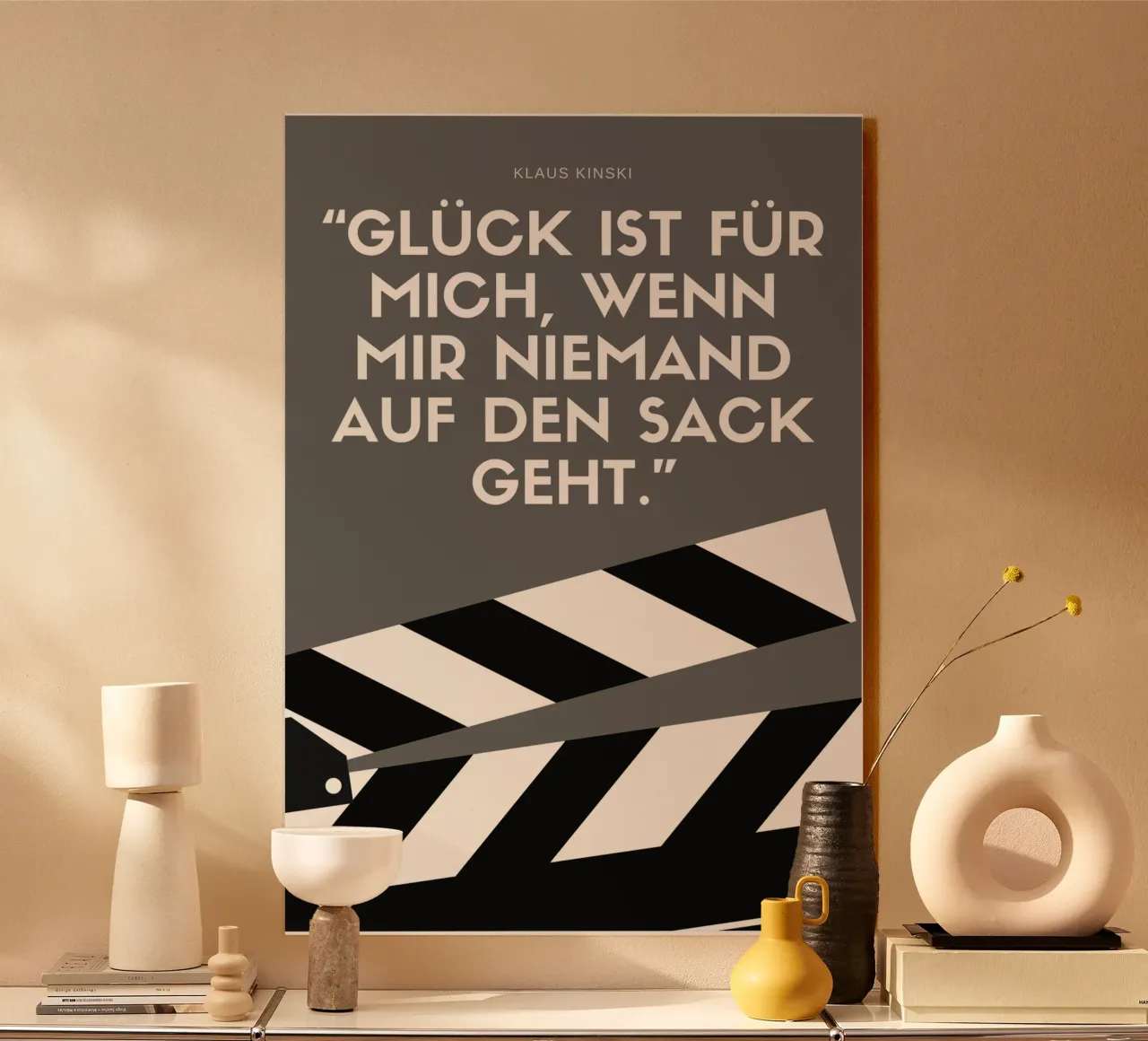 GLÜCK IST FÜR MICH alluminio dibond da Einfach Uebel