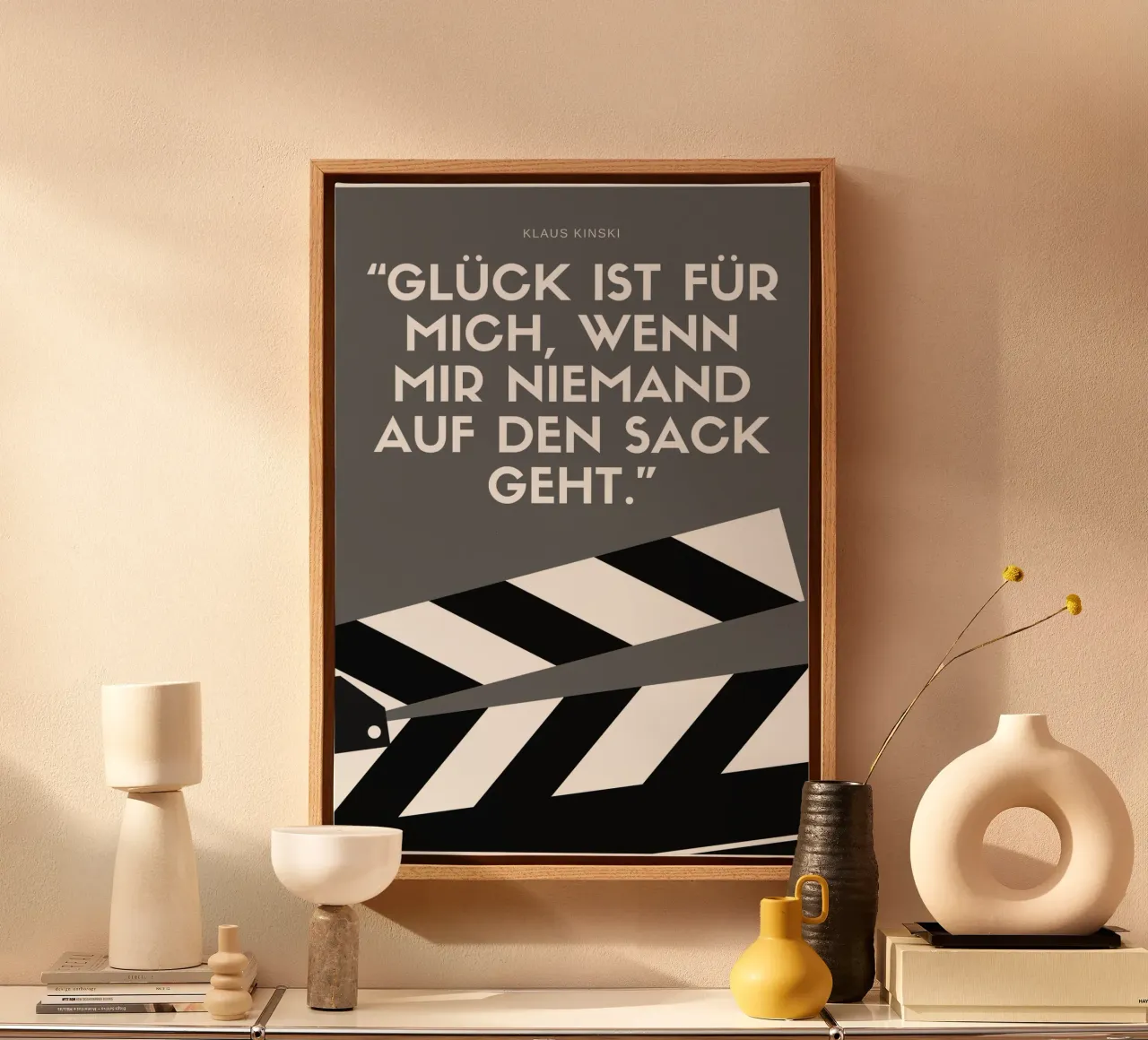 GLÜCK IST FÜR MICH Leinwand von Einfach Uebel