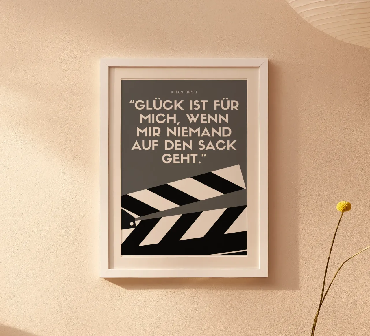 GLÜCK IST FÜR MICH poster by Einfach Uebel