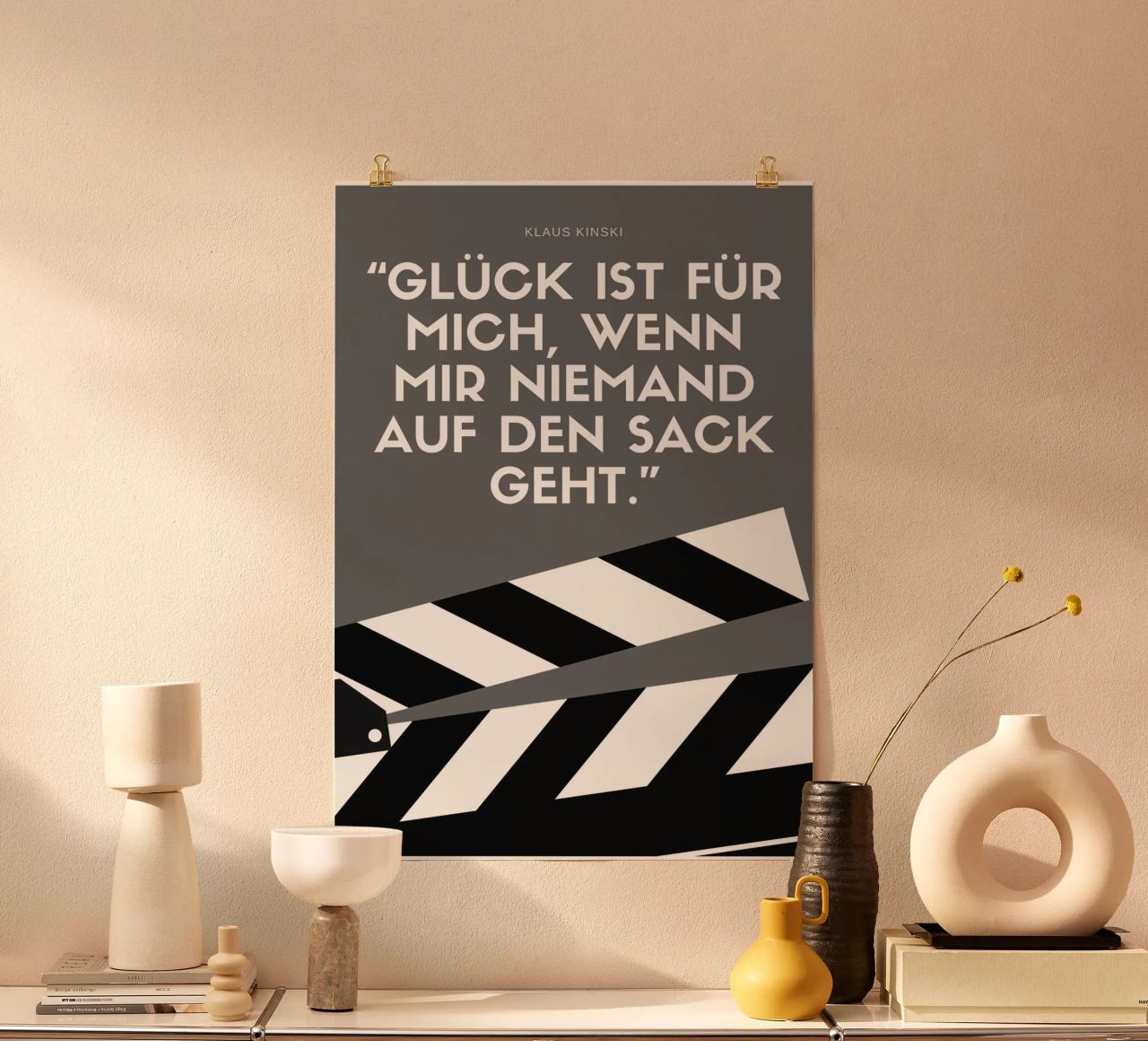 GLÜCK IST FÜR MICH Poster von Einfach Uebel