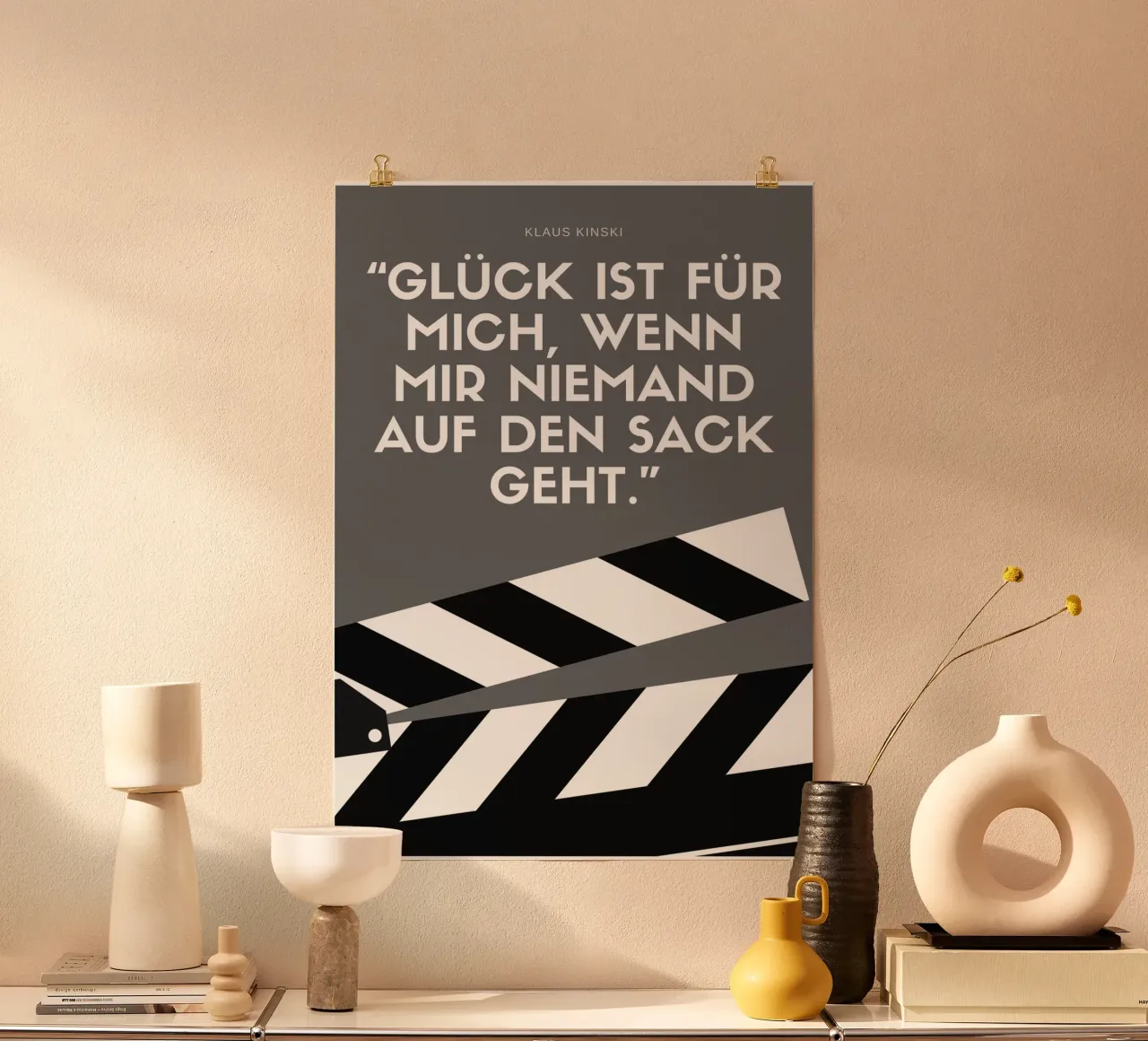 GLÜCK IST FÜR MICH poster by Einfach Uebel