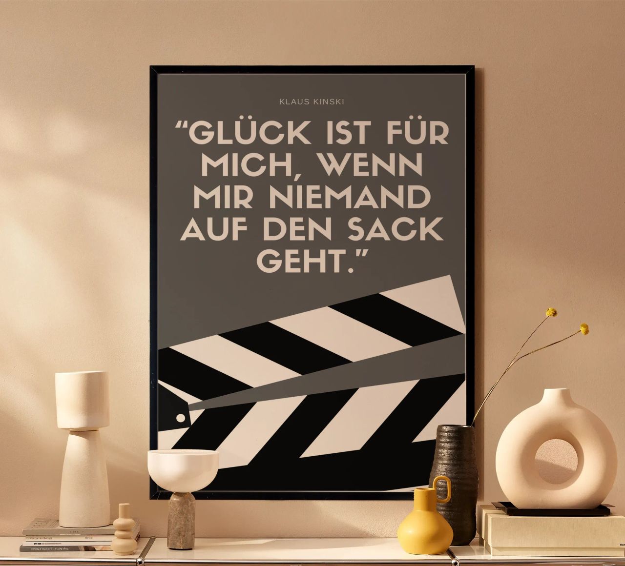 GLÜCK IST FÜR MICH Poster von Einfach Uebel