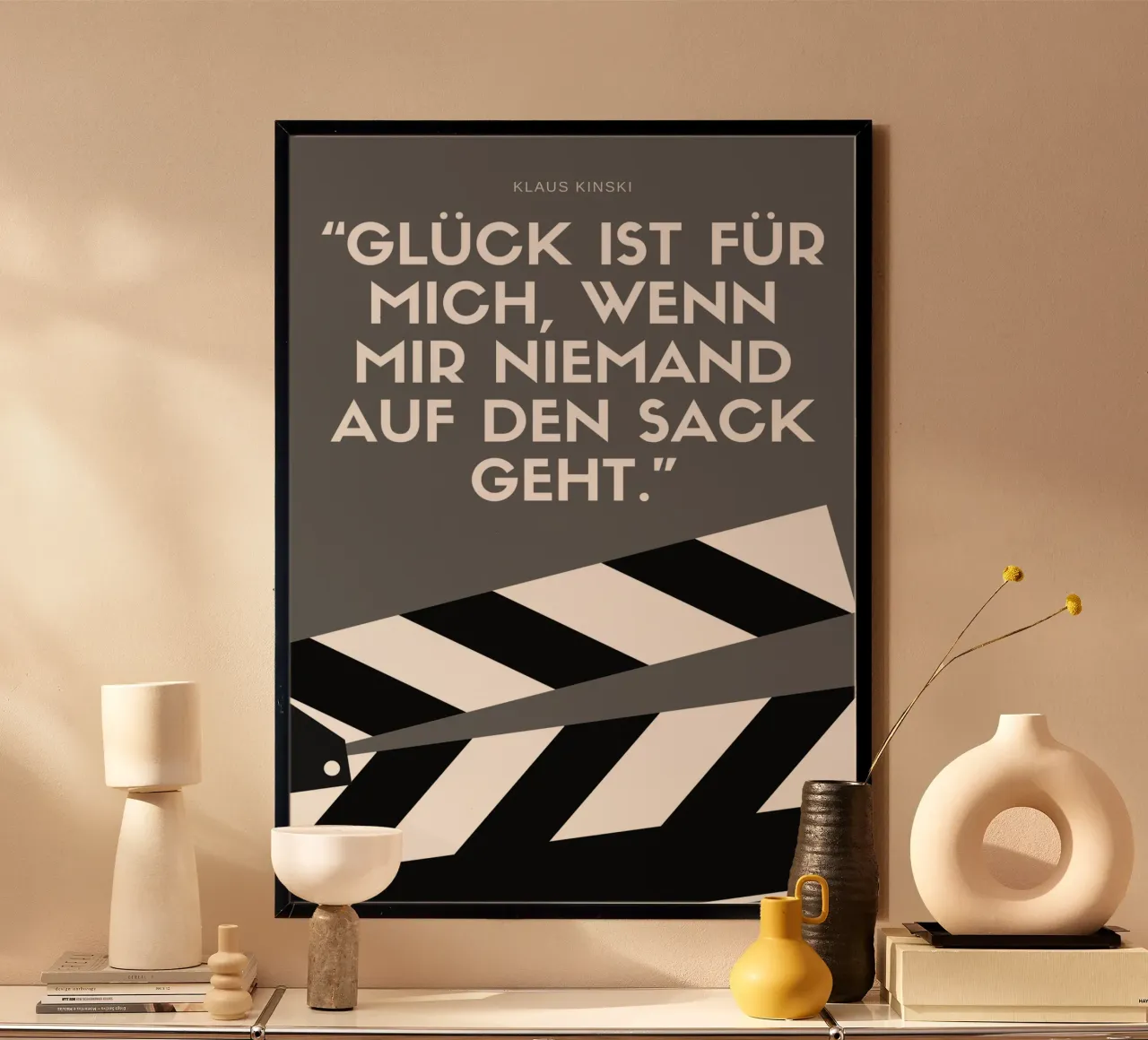 GLÜCK IST FÜR MICH poster by Einfach Uebel
