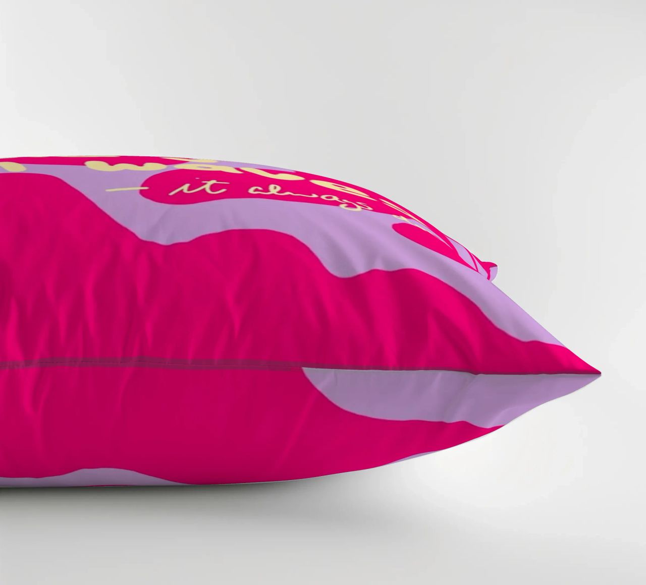 It Comes and Goes in Waves decorative cushion by wee-design
