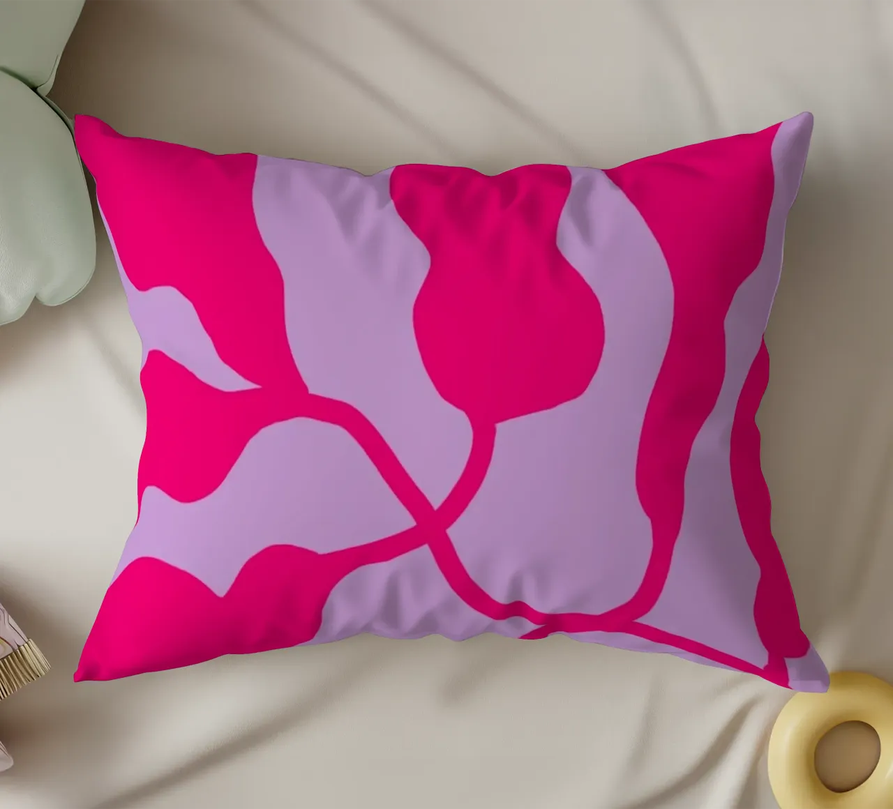 It Comes and Goes in Waves cuscino da wee-design