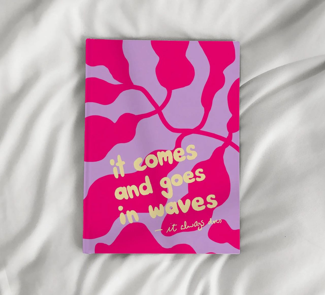 It Comes and Goes in Waves notebook by wee-design