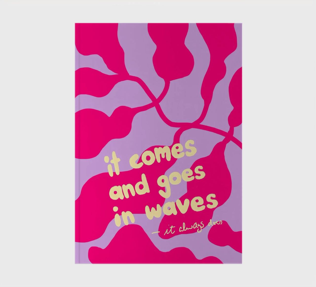 It Comes and Goes in Waves notebook by wee-design