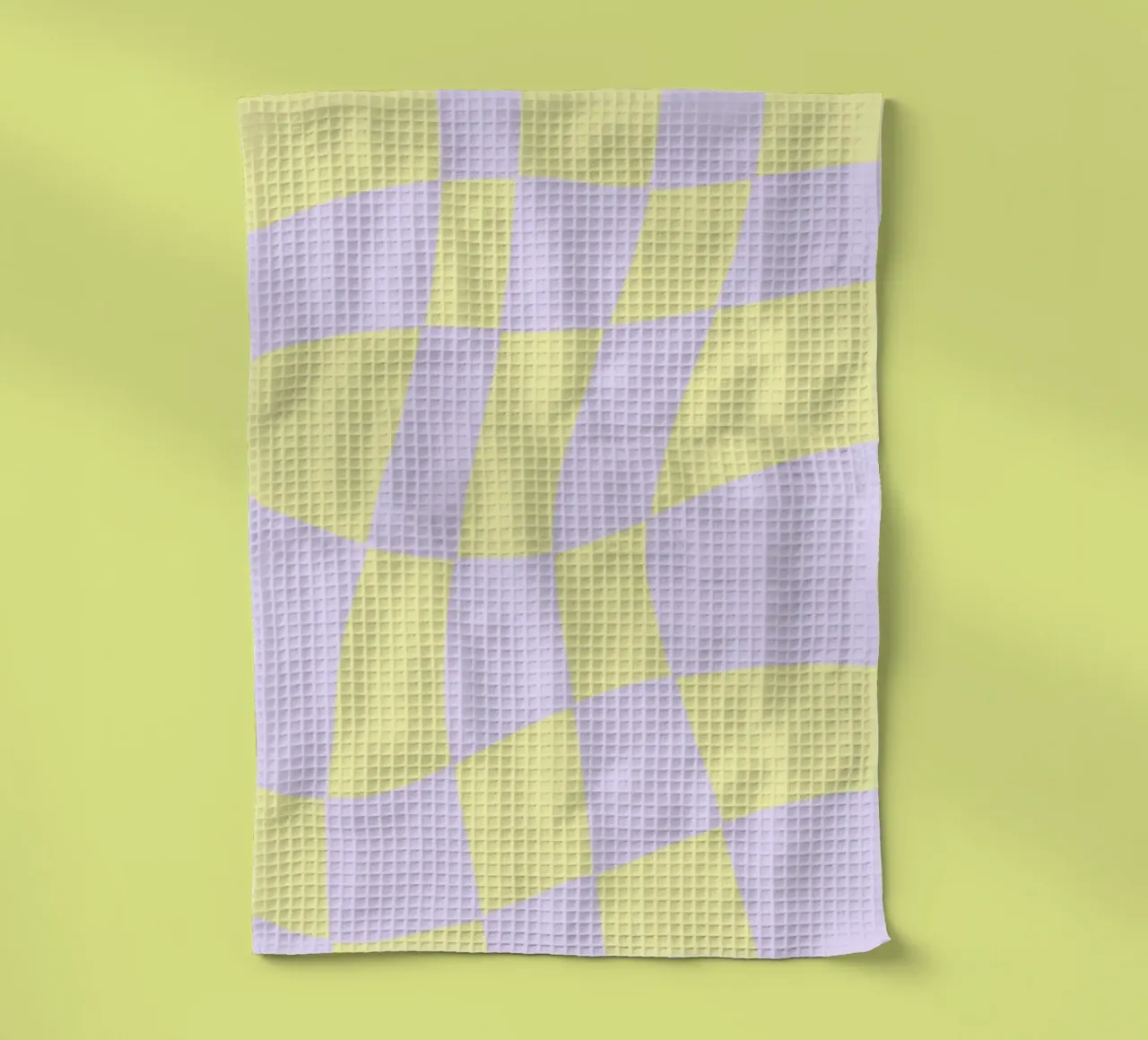 Checkerboard Soft – Gelb Flieder canovaccio da cucina da wee-design