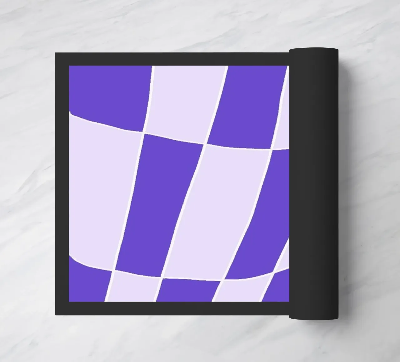 Checkerboard Wave – Lila Flieder zerbino da wee-design