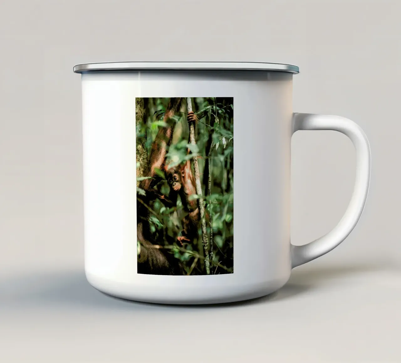 Monkey Business tazza in smalto da Natural Kingdom