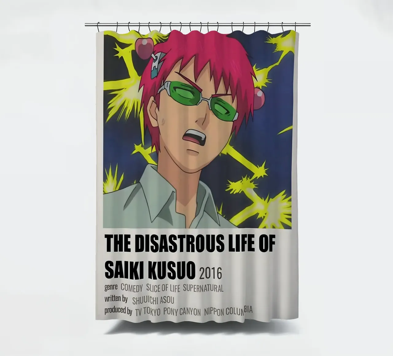 THE DISASTROUS LIFE OF SAIKI KUSUO  2016 tenda da doccia da Totoya