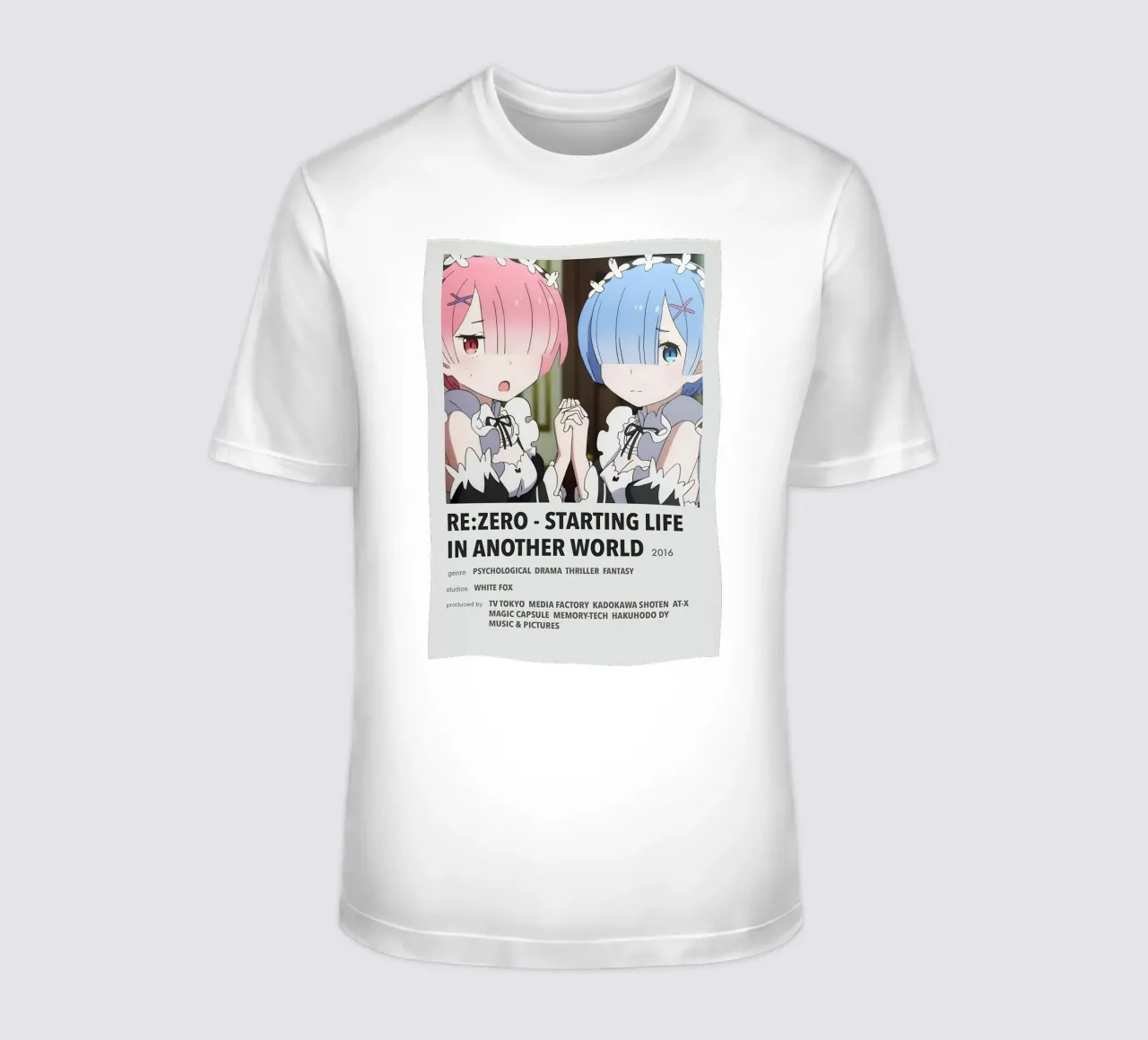RE ZERO - STARTING LIFE IN ANOTHER WORLD  2016 t-shirt da Totoya