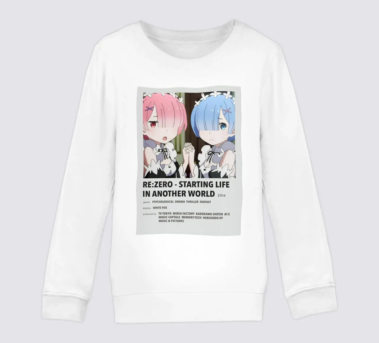 RE ZERO - STARTING LIFE IN ANOTHER WORLD  2016 felpa bambino da Totoya